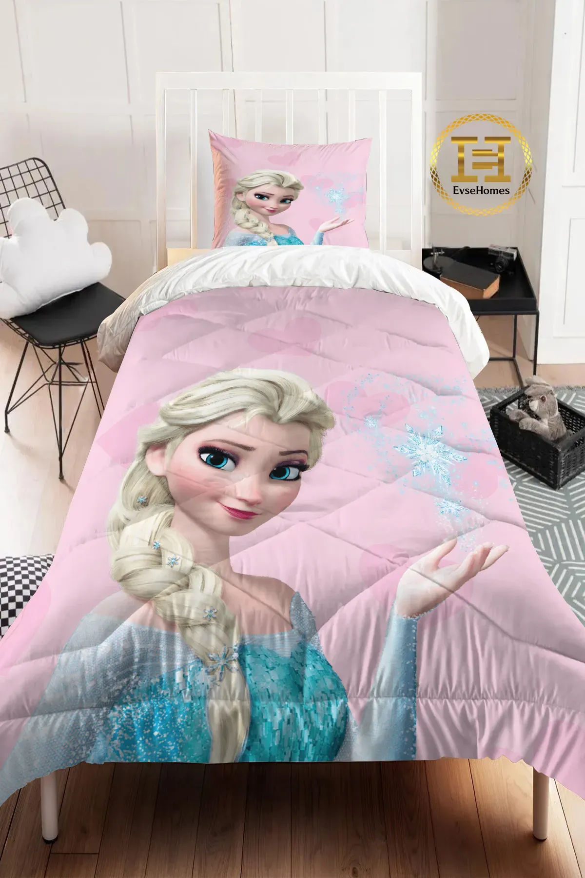 PEMBE ELSA YORGAN SETİ