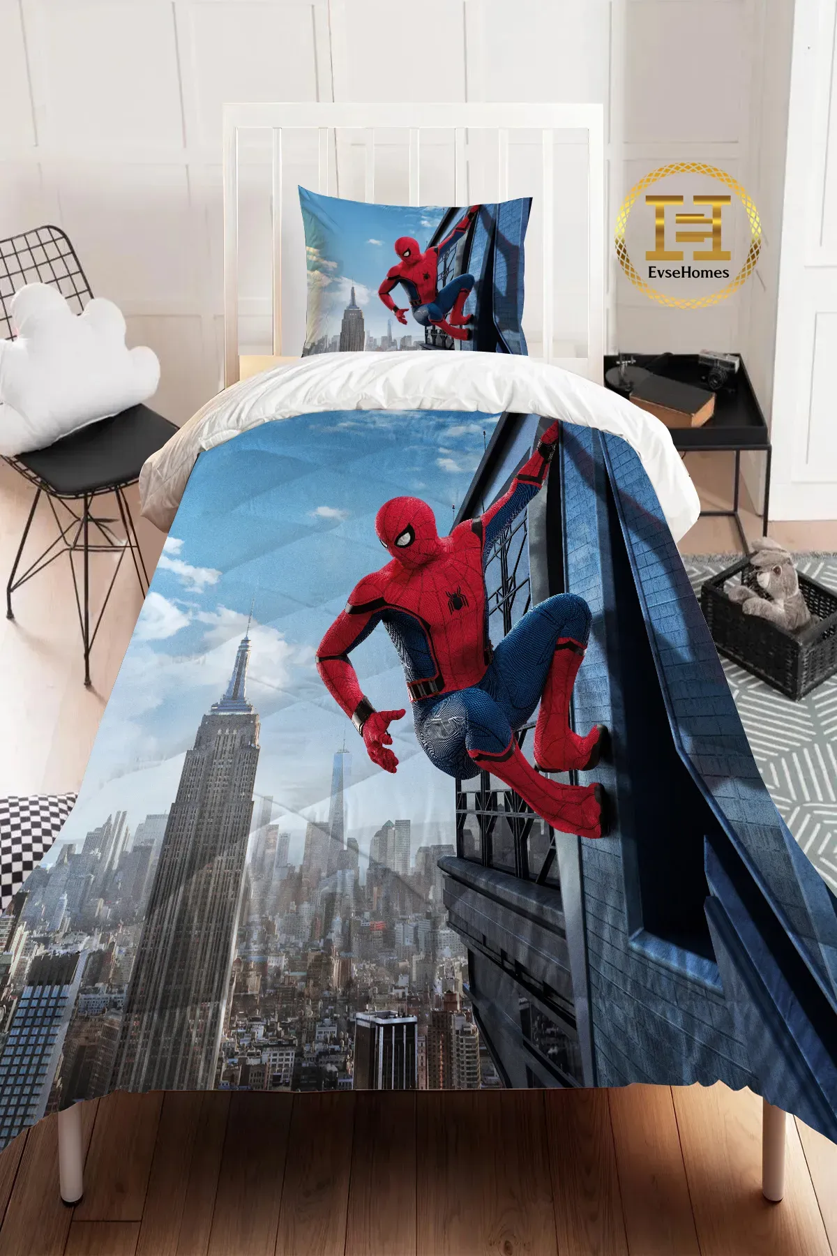 ÖRÜMCEK ADAM APARTMAN YORGAN SETİ