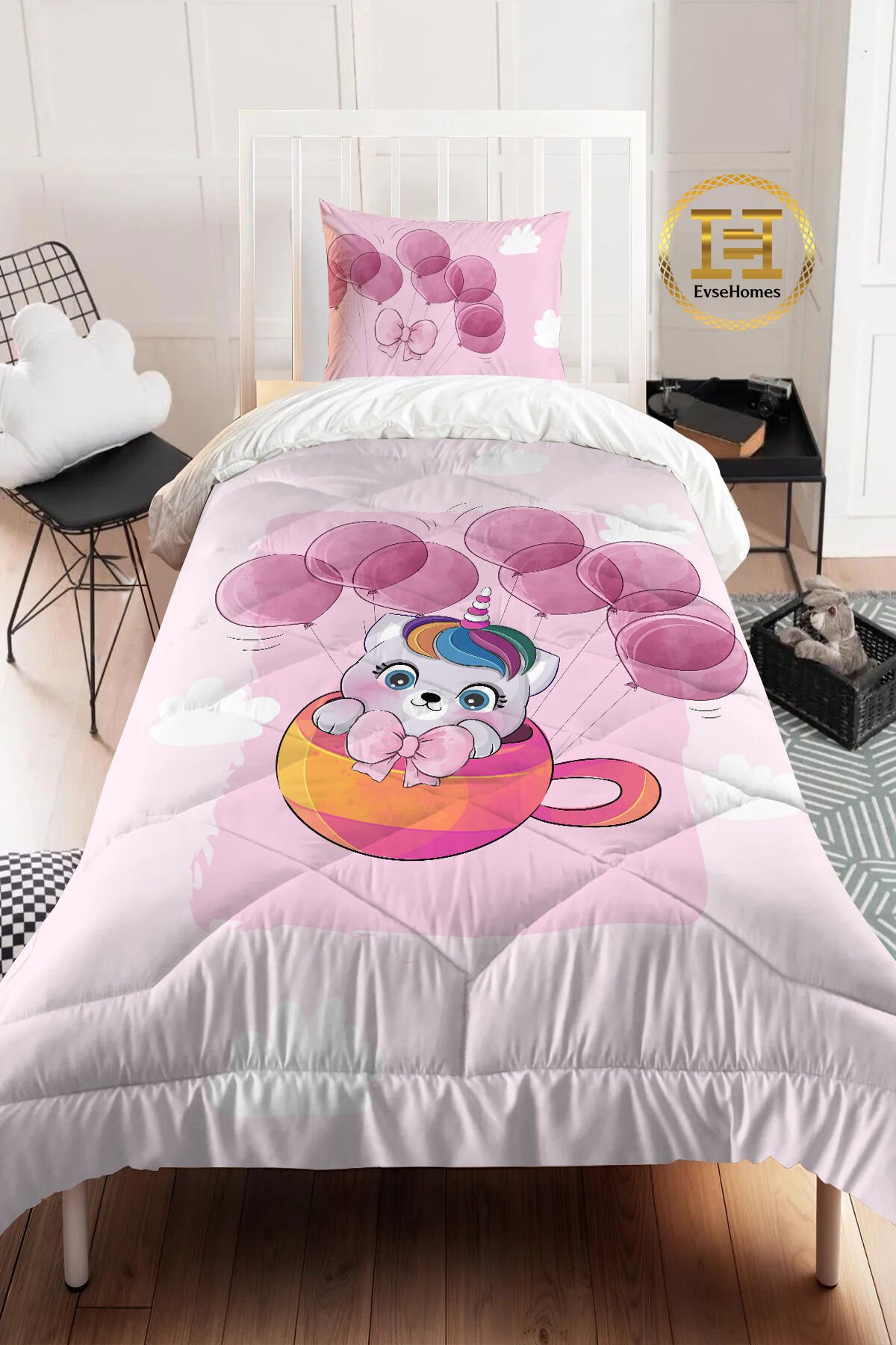 FİNCANDA MİNİK KEDİ YORGAN SETİ