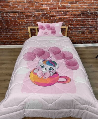 FİNCANDA MİNİK KEDİ YORGAN SETİ