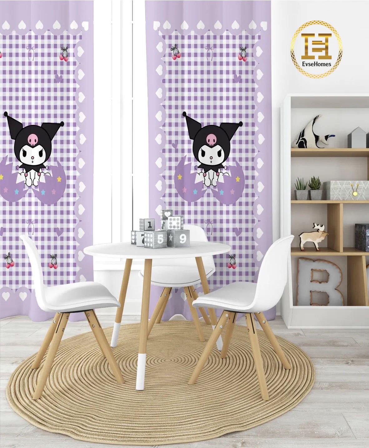 KUROMİ YUMURTA TEK KANAT FON PERDE