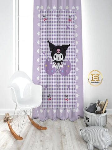 KUROMİ YUMURTA TEK KANAT FON PERDE