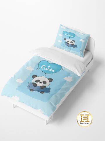UÇAN PANDA MAVİ  NEVRESİM TAKIMI