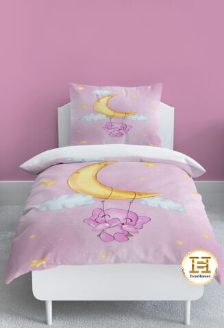 AYDA SALLANAN FİL PEMBE NEVRESİM TAKIMI