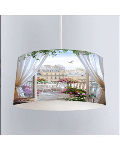 BALKON MANZARA DİJİTAL BASKI AVİZE