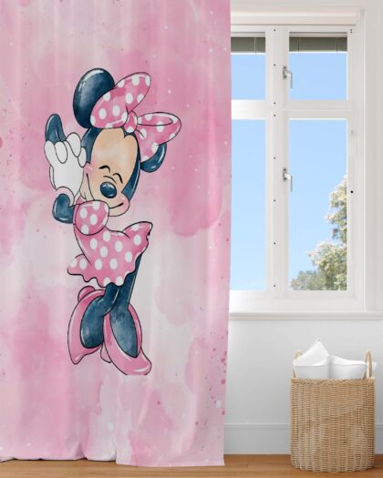 MİNİ VEYA MICKEY DİJİTAL BASKI TEK KANAT FON PERDE