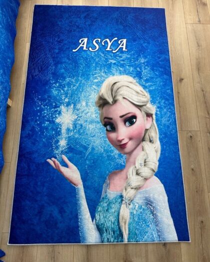 Elsa Kişiye Özel Dijital Baskı Kalın Taban Halı