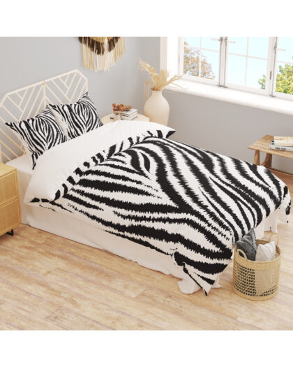 DİJİTAL BASKI ZEBRA DESEN NEVRESİM TAKIMI