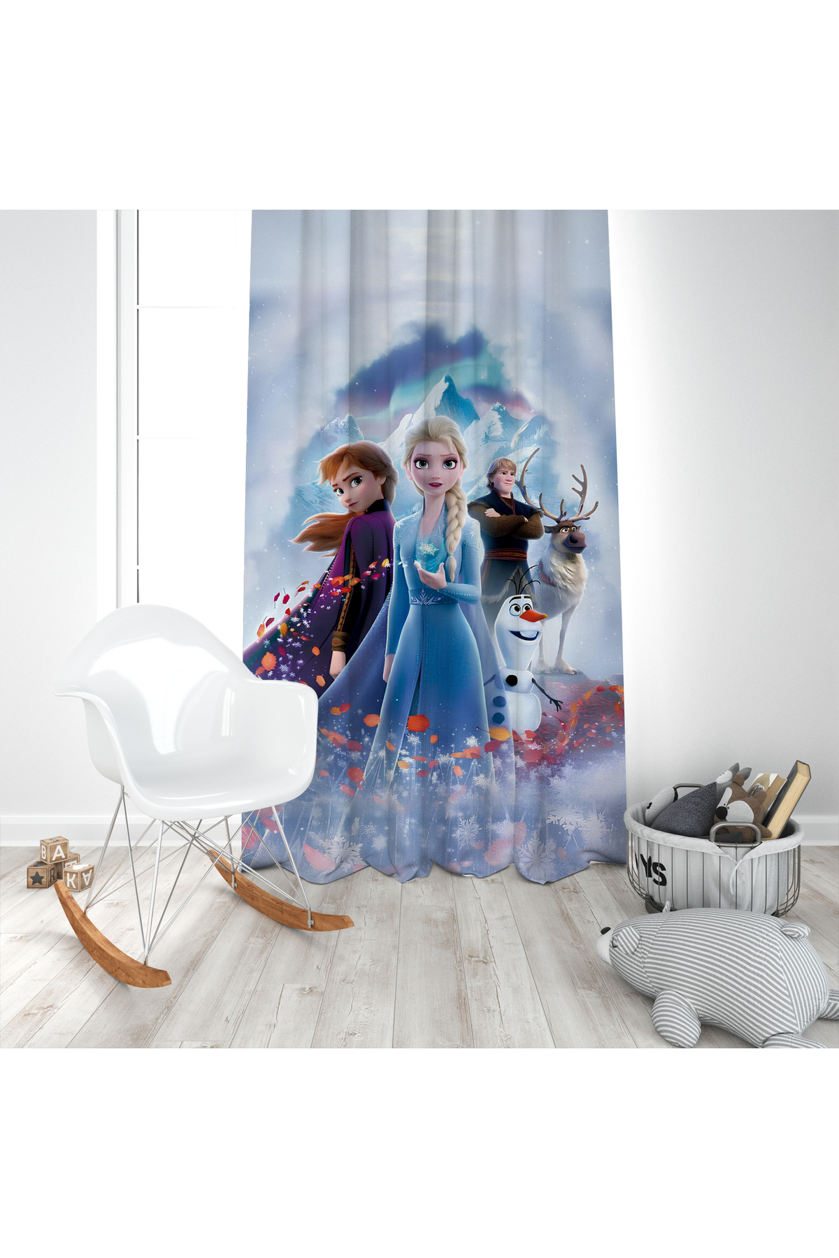 ELSA VE ARKADAŞLARI TEK KANAT FON PERDE