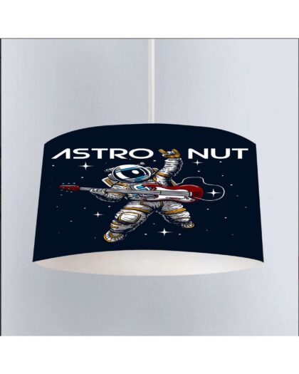 Rock Astronot Dijital Baskı Avize
