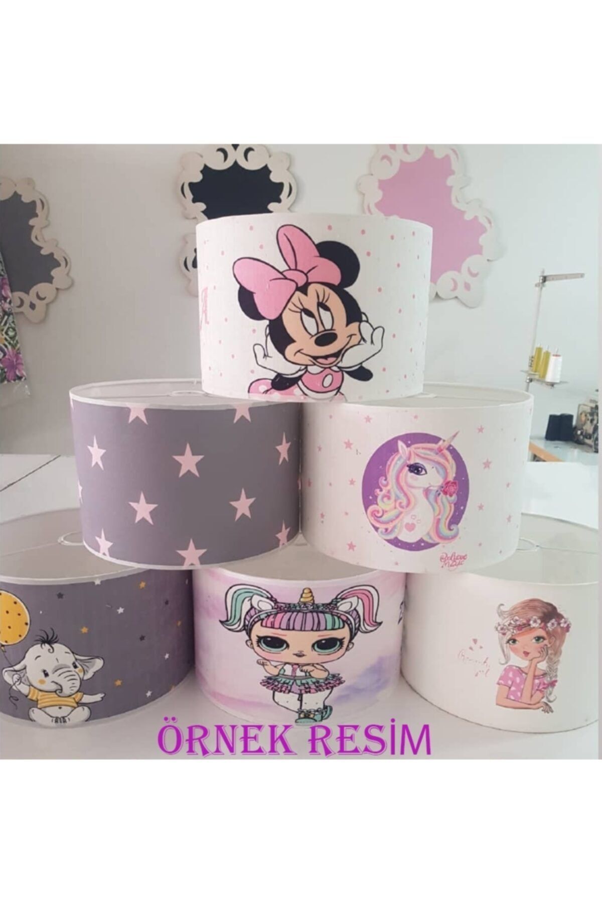 Evler Ve Dağlar Çocuk Avizesi - Görsel 3