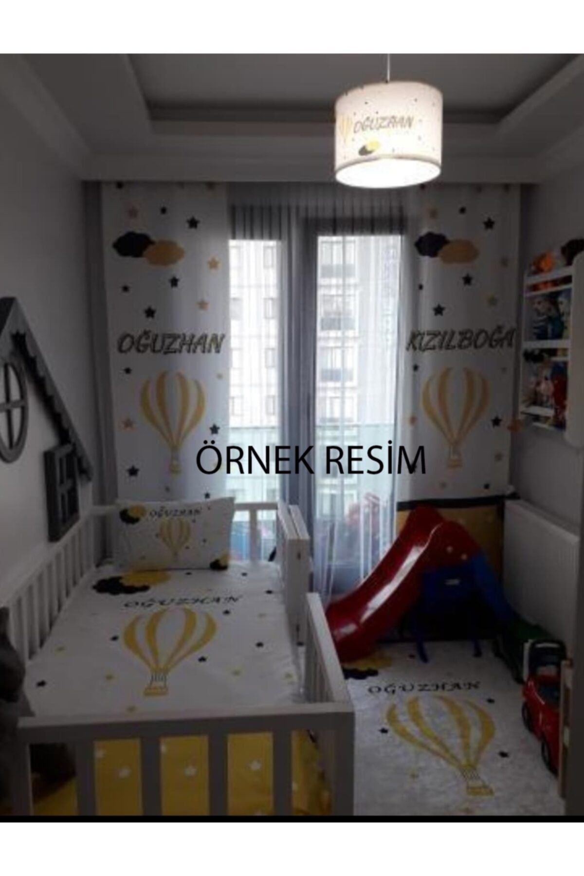 Evler Ve Dağlar Çocuk Avizesi - Görsel 5